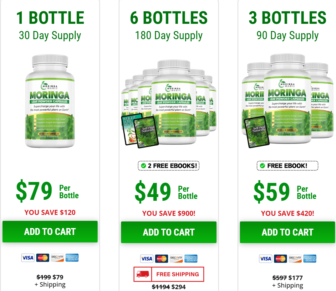 Moringa Supplement Benefits