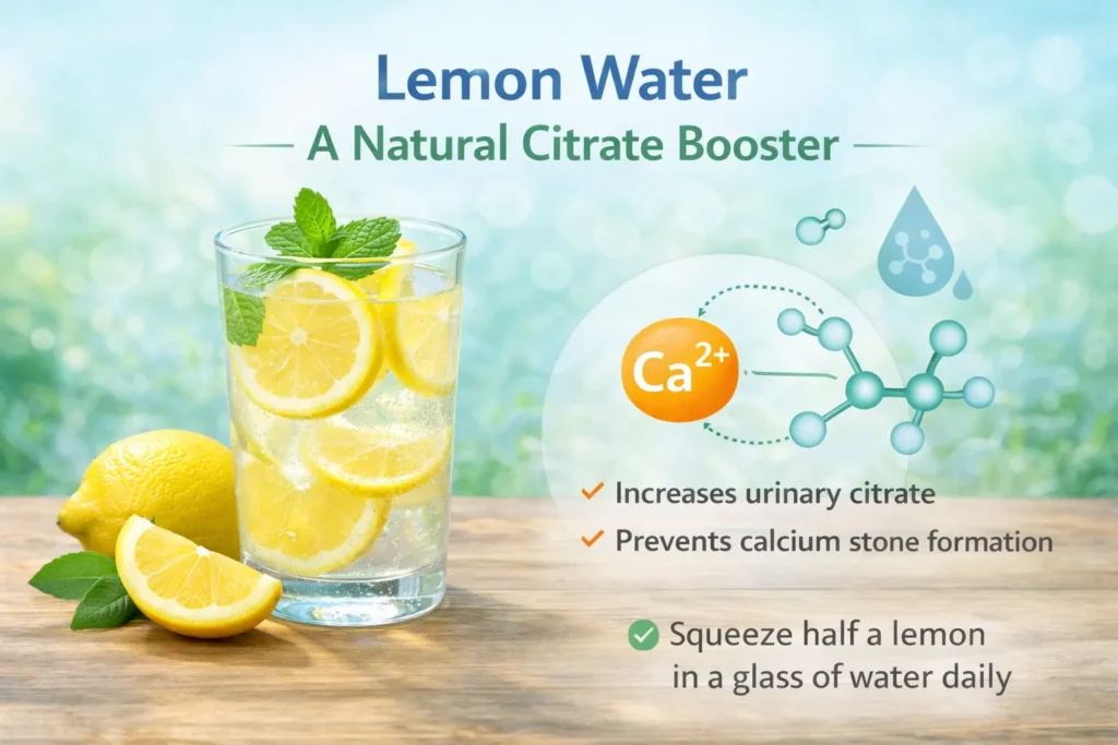 Lemon Water – A Natural Citrate Booster