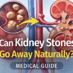 can kidney stones go away naturally chart