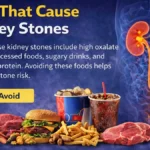foods that cause kidney stones avoid list