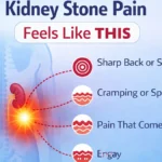 what does kidney stone pain feel like symptoms chart