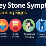 kidney stone symptoms in men and women pain location chart