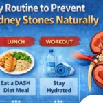 daily routine to prevent kidney stones naturally with hydration diet and lifestyle habits 2026