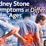 kidney stone symptoms at different ages infographic medical