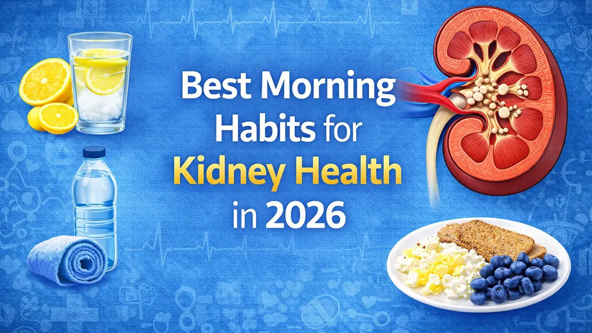morning habits for kidney health with hydration lemon water routine 2026