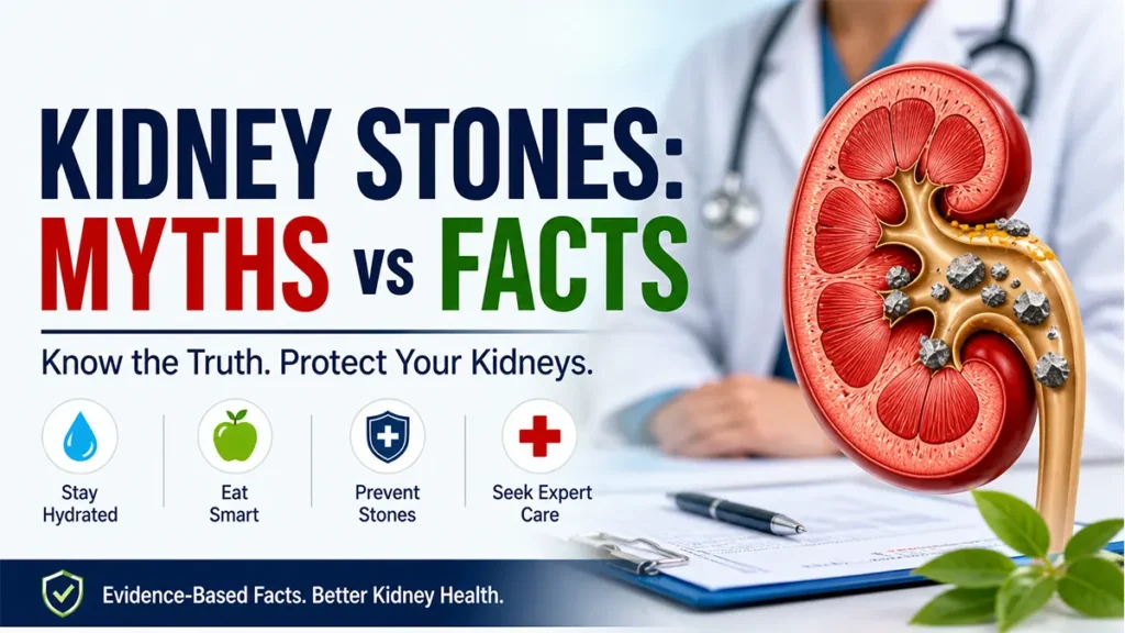 🚫 Kidney Stone Myths vs Facts (2026 Guide You Shouldn’t Ignore)