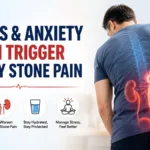 Can stress and anxiety trigger kidney stone pain
