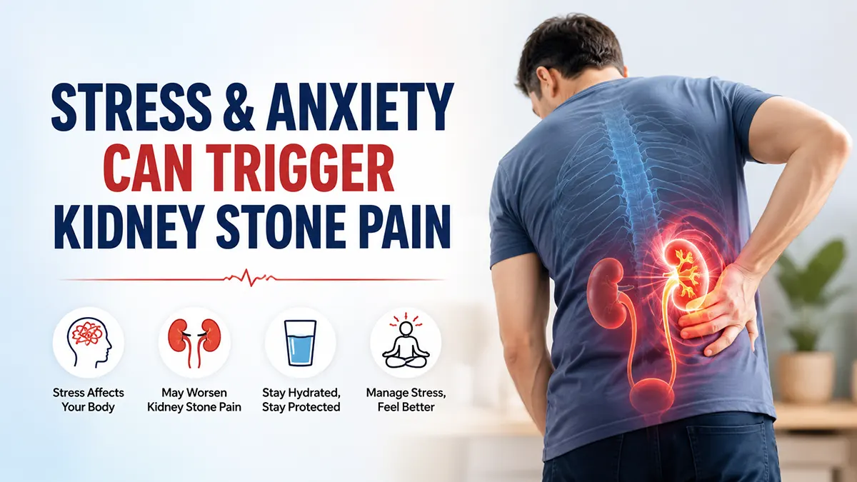 Can stress and anxiety trigger kidney stone pain