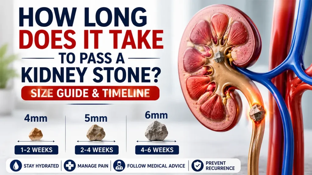 How Long Does It Take to Pass a 4mm, 5mm, or 6mm Kidney Stone? (Size Guide)