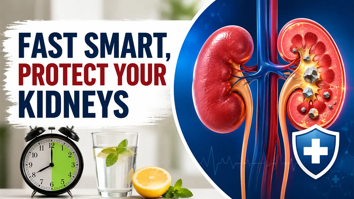 Intermittent Fasting and Kidney Stone Risk caused by dehydration and concentrated urine