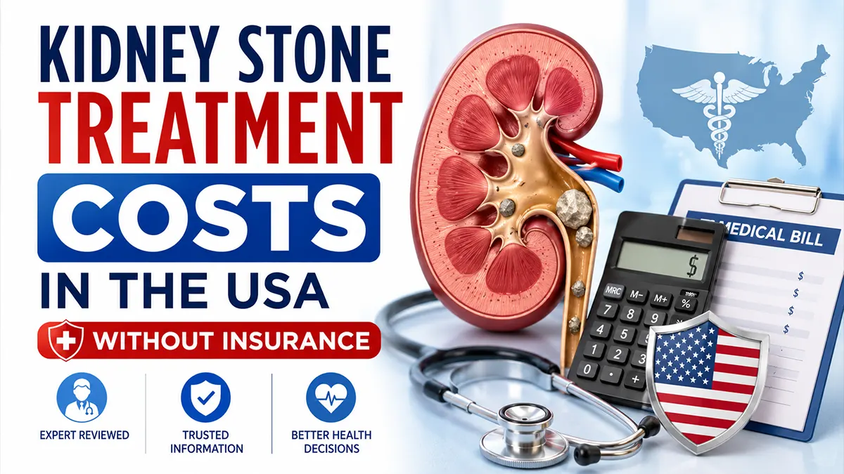 Kidney stone treatment cost without insurance in the U.S. in 2026