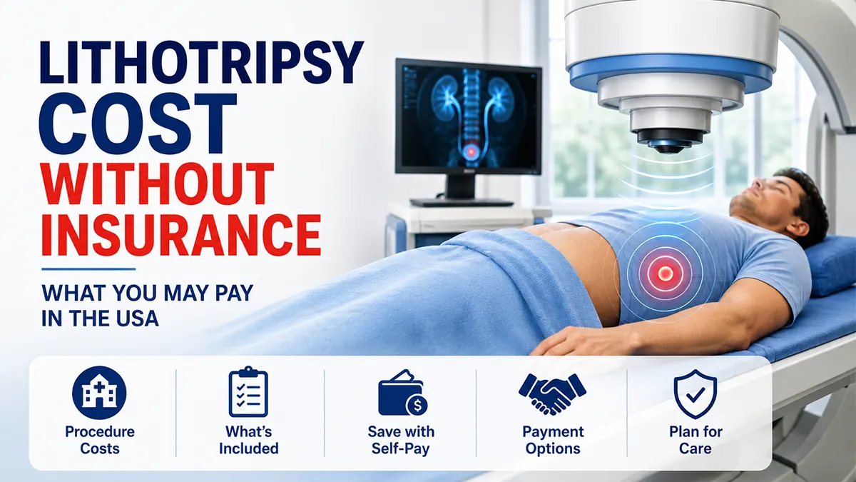Lithotripsy cost without insurance in the USA