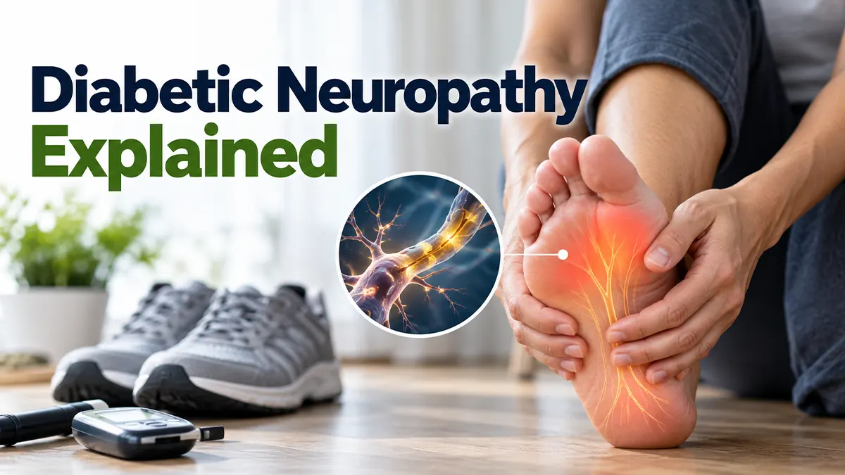 Diabetic Neuropathy Explained: diabetic nerve damage and foot symptoms
