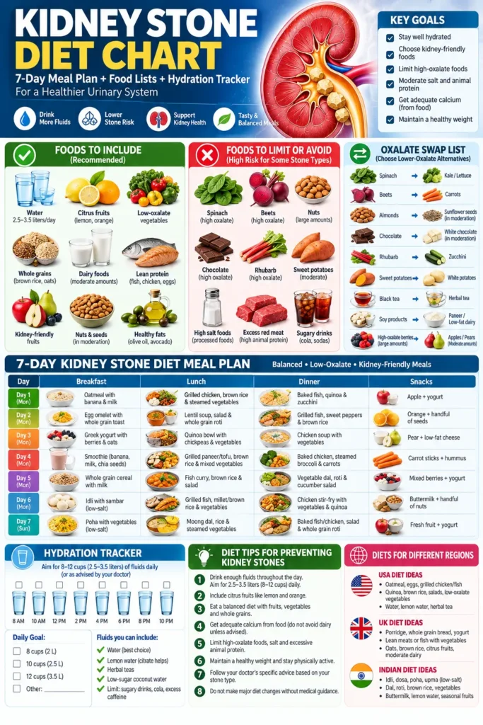 7-Day Kidney Stone Diet Plan 