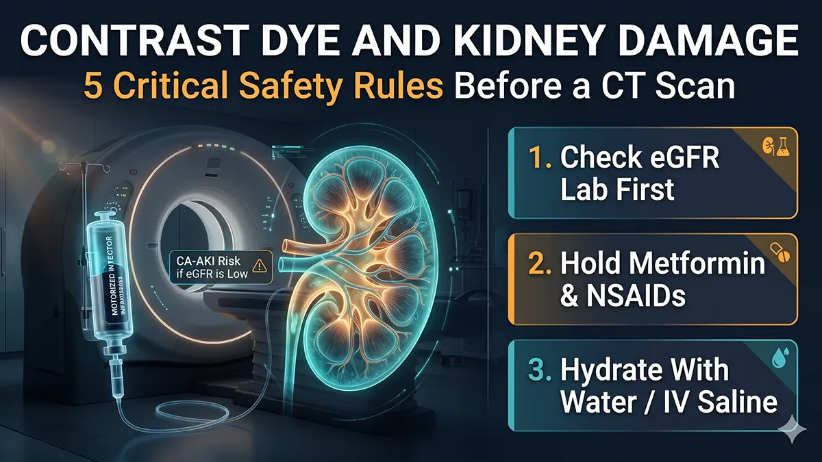 contrast dye and kidney damage safety guide for ct scan and mri