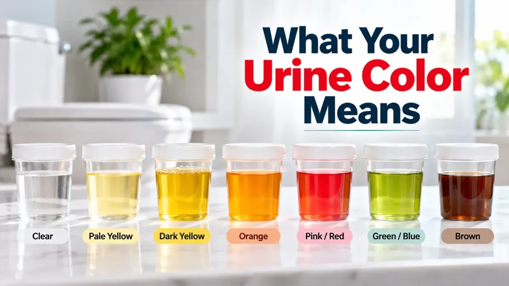 What Color Is Your Urine? 7 Colors and What They May Mean