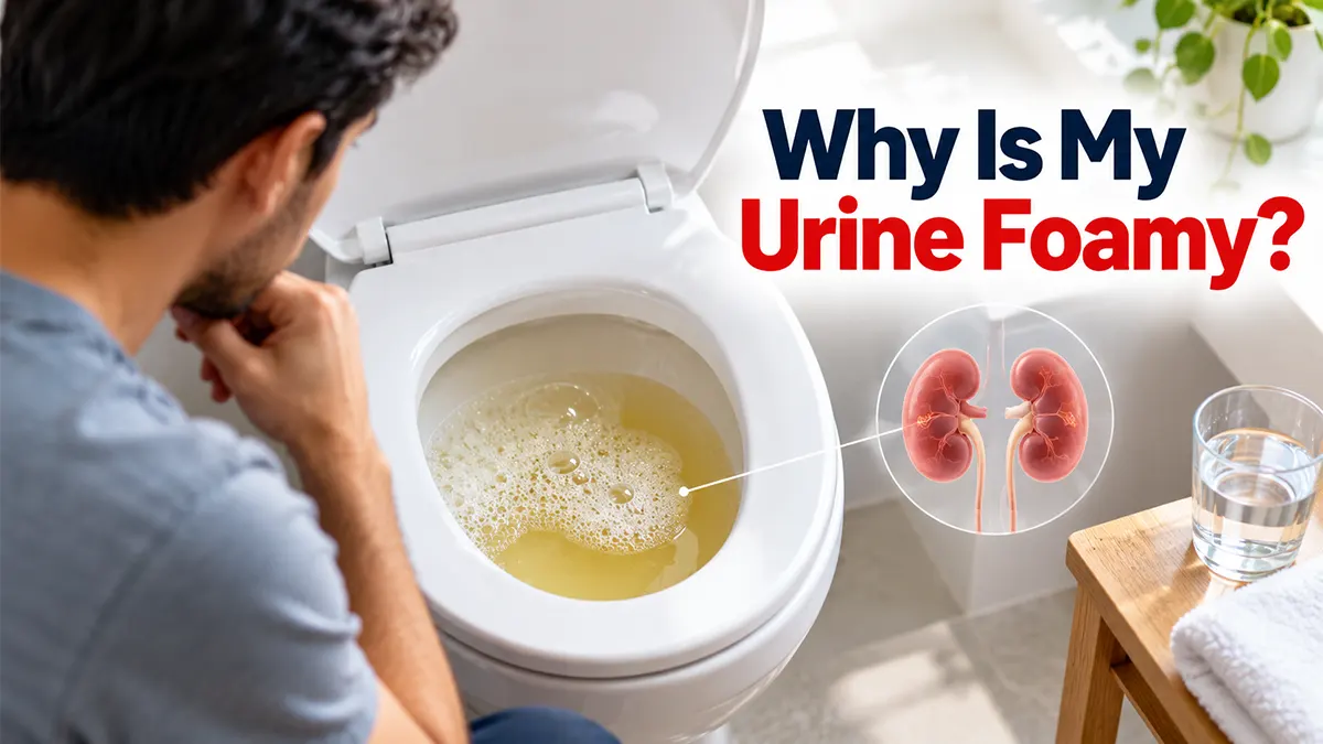Why is my urine foamy and possible causes of foamy urine